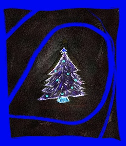 Electric Blue Christmas