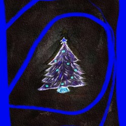 Electric Blue Christmas