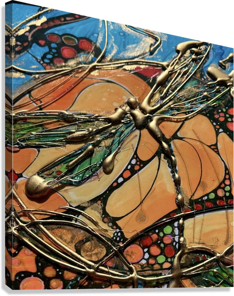 Soaring DragonFly  Canvas Print