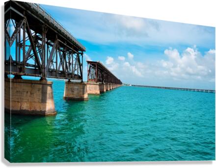 Broken Bridge Canvas Print