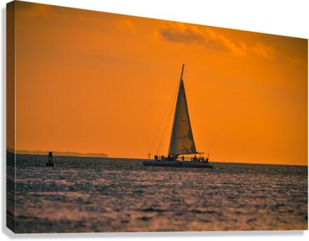 Orange Keys Canvas Print