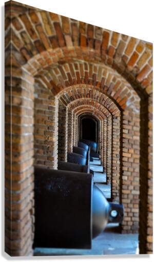 Cannon Line Canvas Print