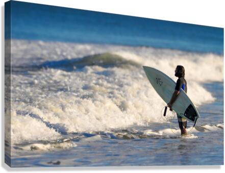 Solo Surf Canvas Print