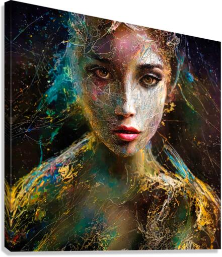 Elikaz visage 4 Canvas Print