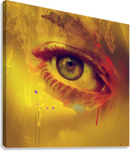 Olipop eye Canvas Print