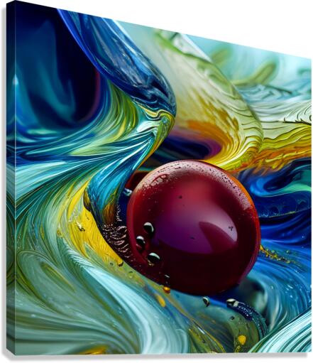 Splashcolors 9 Canvas Print