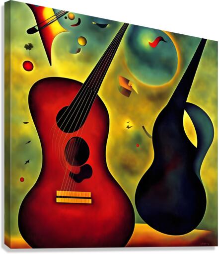Musique 9 Canvas Print