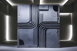 gray and black cement wall studio background 3.jp