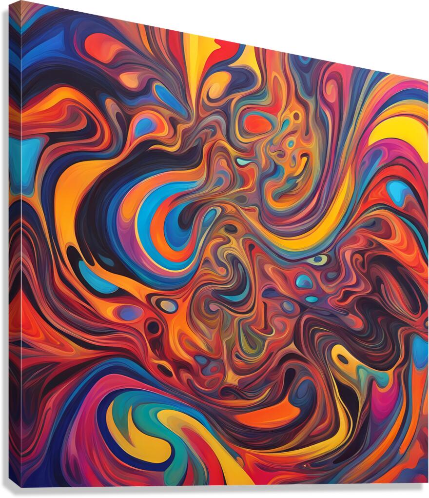 Passionate Gesture Canvas Print