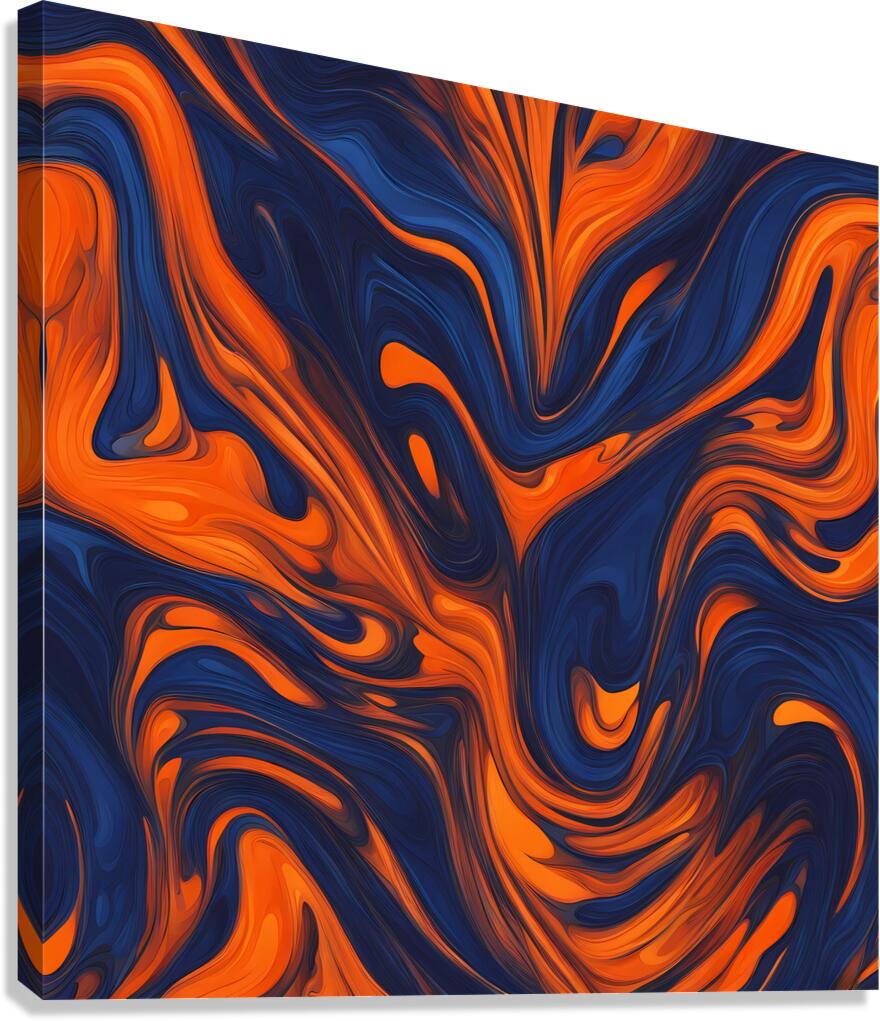 Pulsating Texture Canvas Print