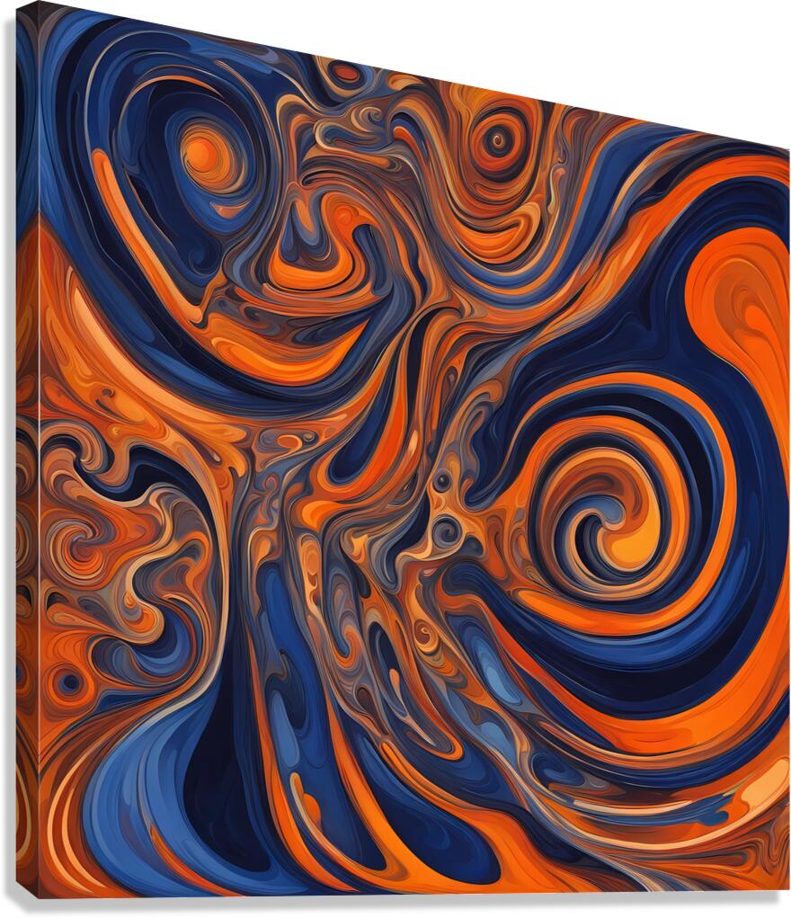 Fluid Essence Canvas Print