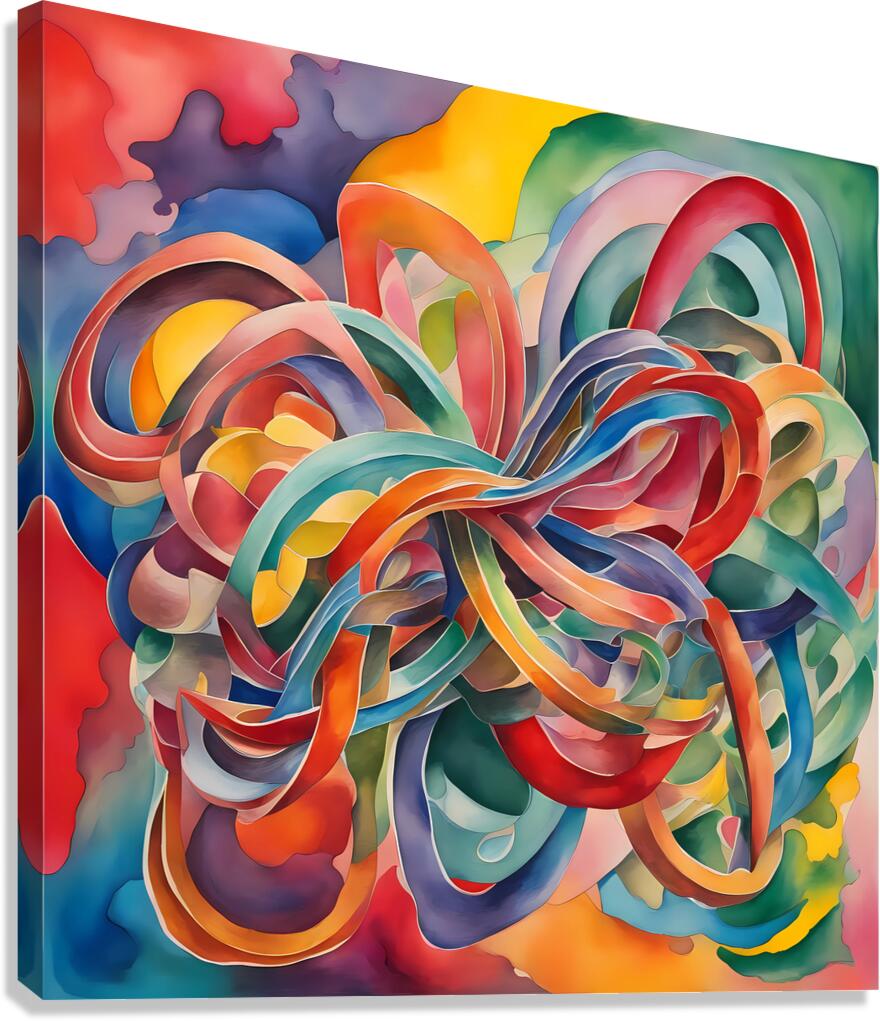 Fluid Glance Canvas Print