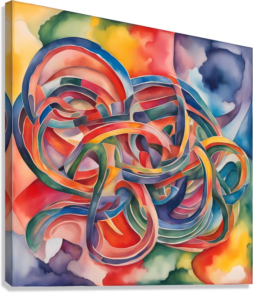 Dynamic Trace Canvas Print