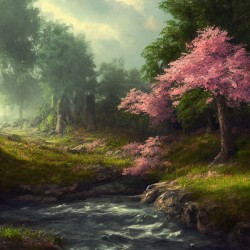Scenery beautiful land