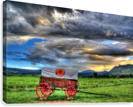 Wagon Wheel Canvas Print