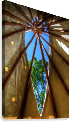 Inside Out Tipi Canvas Print