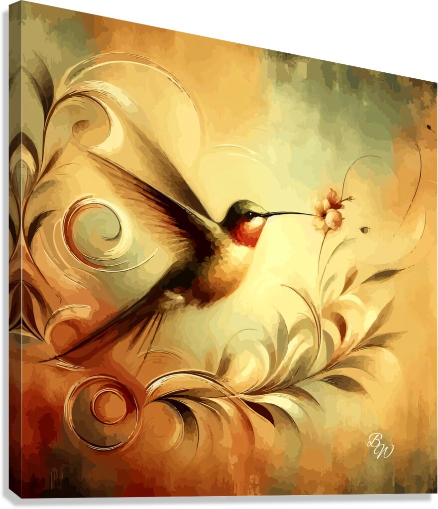 Floral Flight  Canvas Print