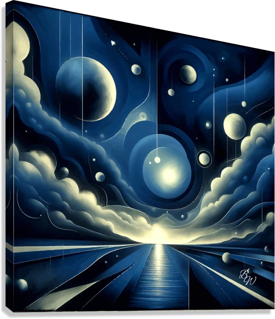 Galactic Pathway Canvas Print