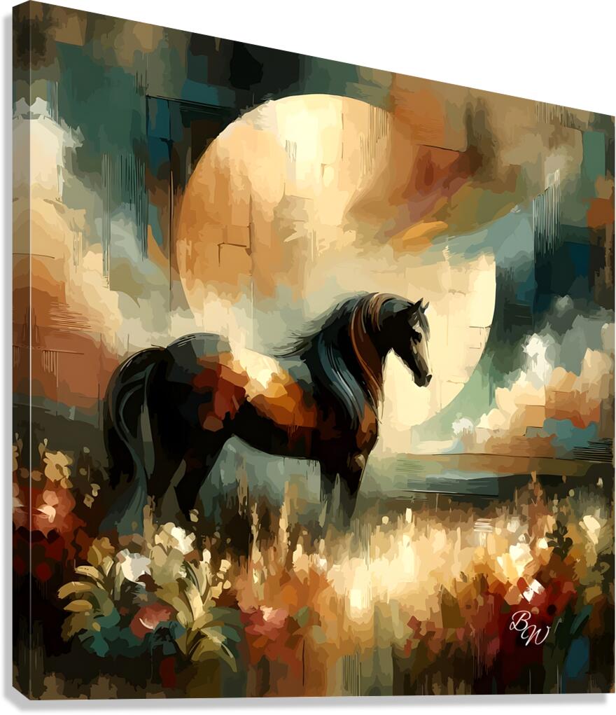 Moonlit Grace Canvas Print