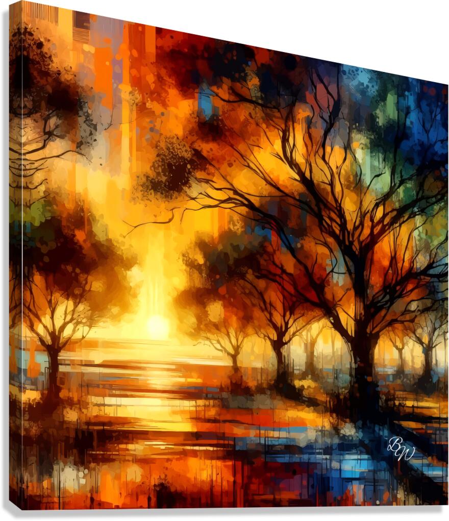 Sunset Grove Canvas Print