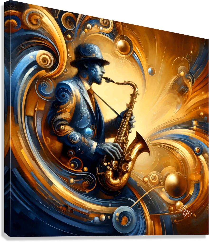 Cosmic Jazz Canvas Print