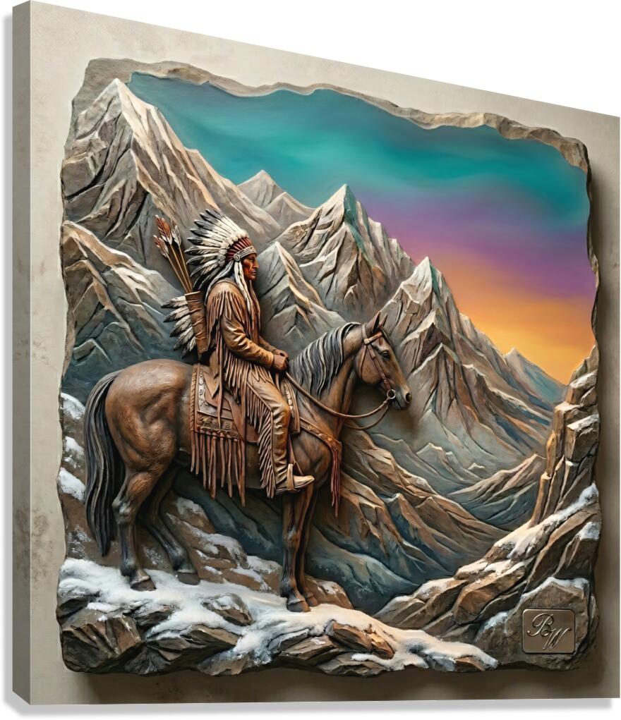 Winter Charge Canvas Print