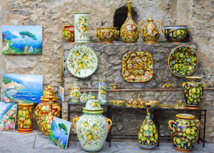 Ceramics along the Amalfi Coast