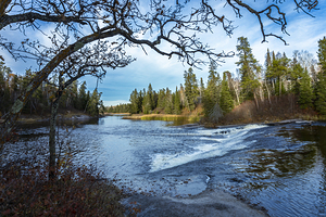 Falls at Pine Point Rapids