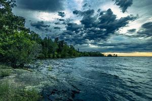 Sunrise on Shoal Lake