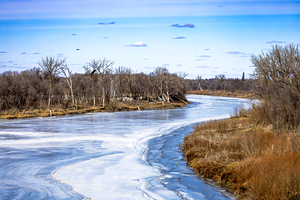 Ice Melt on the Red River