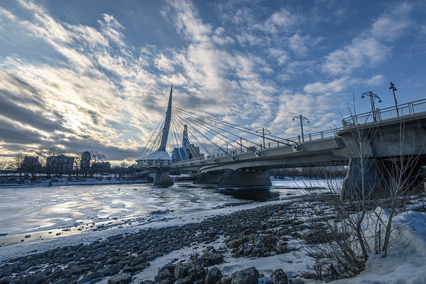 Winter on the Esplanade Riel Print