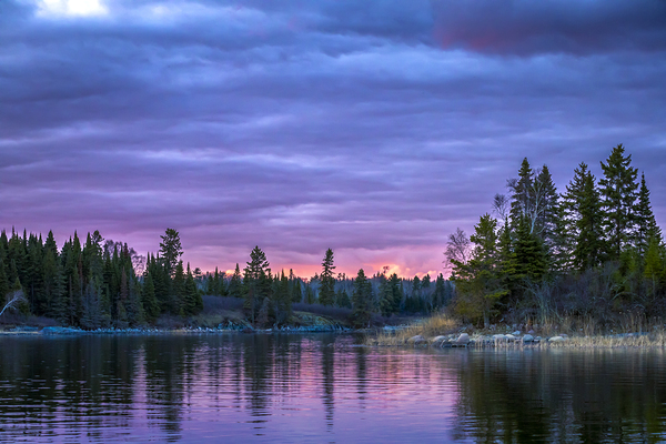 Sunset Over Still Waters Print