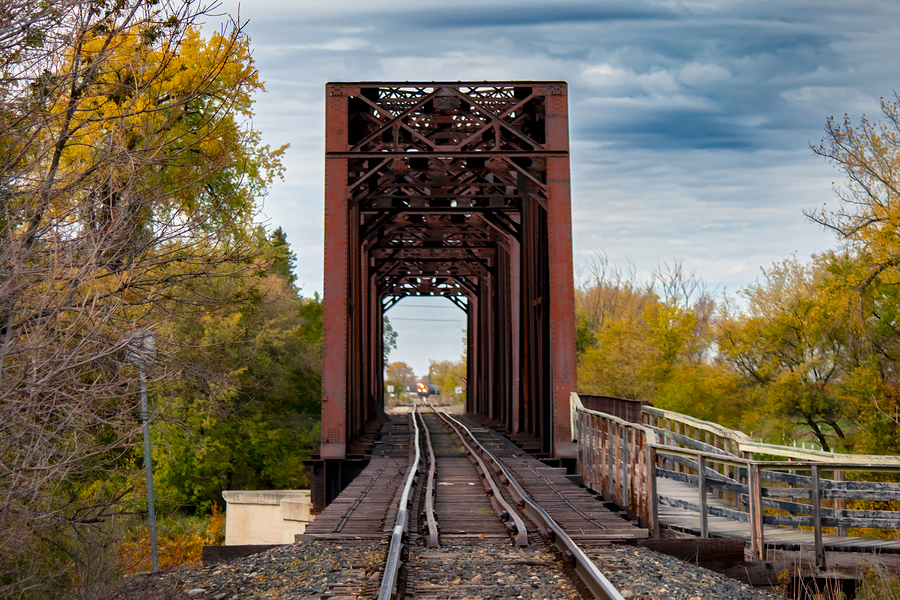 Emerson Train Bridge by Marc Gilbert Photography Wall Art
