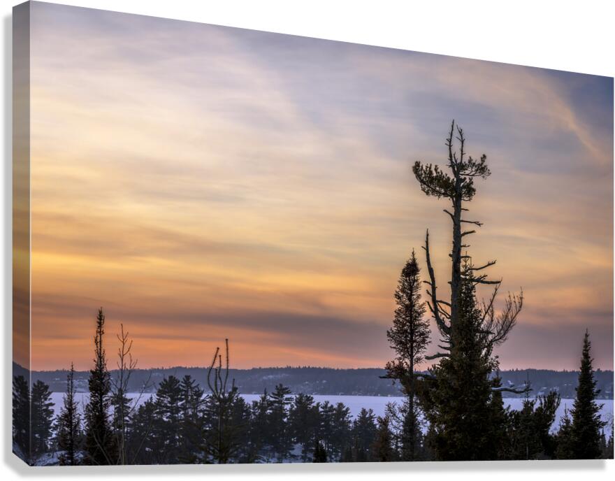 Overlooking Falcon Lake Canvas Print