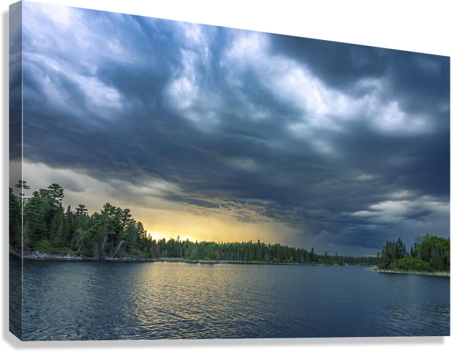 Moody Sunset Canvas Print