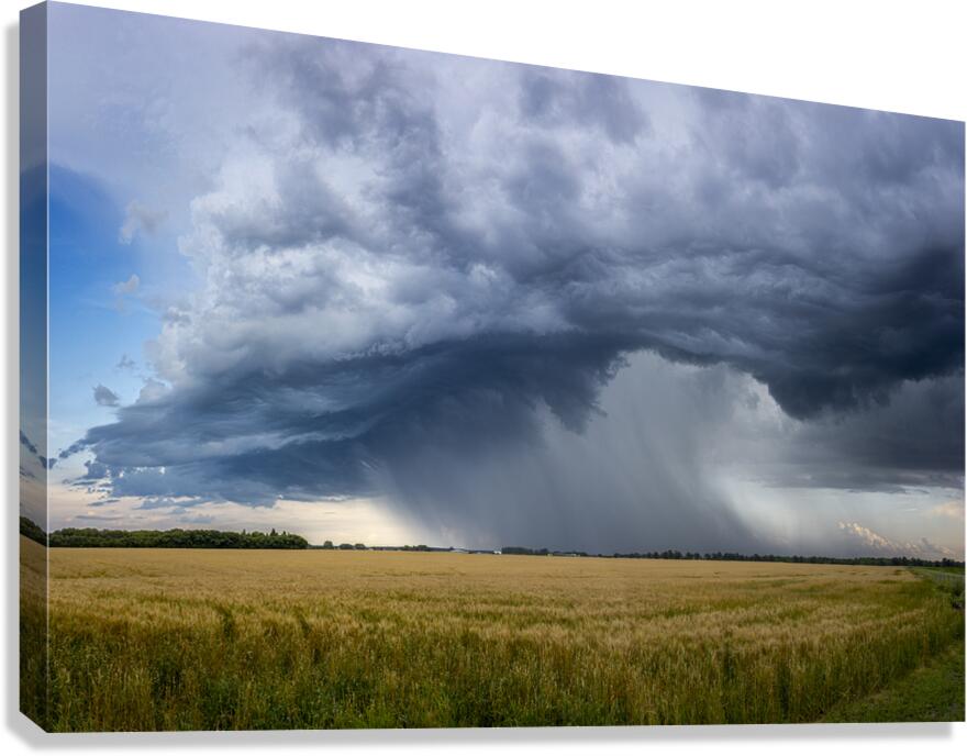 Atomic Rain Canvas Print