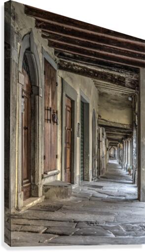 Italian Arcade Canvas Print
