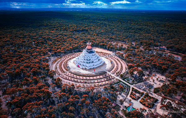 Great Stupa  1 by The Mavic Eagle