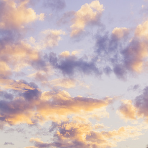 Pastel cloudscape