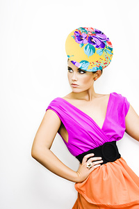 Beautiful Girl In Vintage Fashion