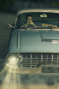 1950 era American car culture 