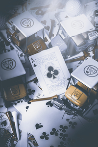 Cards tees and clubs