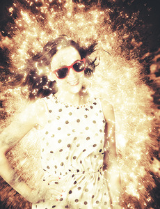 1960s pinup bombshell