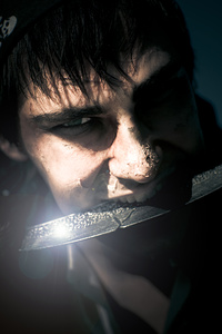 Face Of Fear And Danger