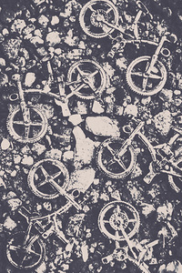 Rocky mountain bike trail