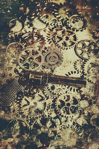 Miniature old western pistol