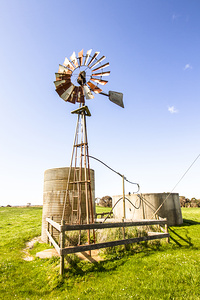 Outback Australian farm mill