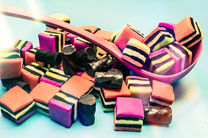 Sweet scoop of liquorice allsorts lollies