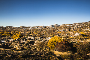 Rocky alpine village