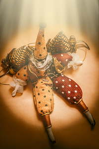 Circus stage spotlight